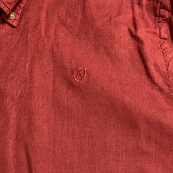 Alvaro A Moreno Linen Blend Button-down Shirt - Picture 5 of 10